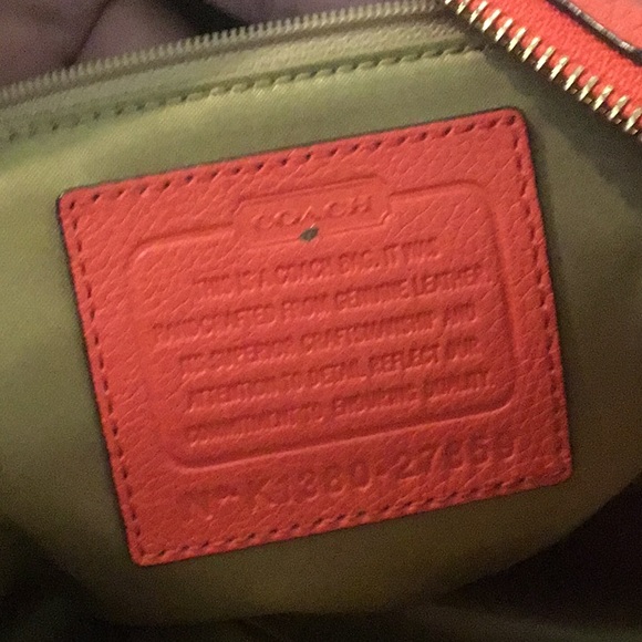 EUC Coach Madison Cafe Leather Satchel & Hangtags 27859 - Picture 12 of 16